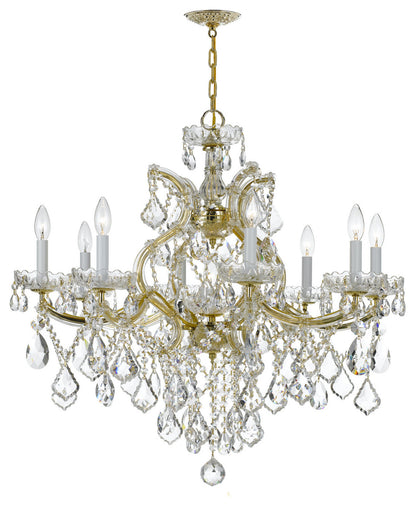 Crystorama Lighting Group 4409-CL-S Maria Theresa 9 Light 28"W - PolishedBy Crystorama Lighting