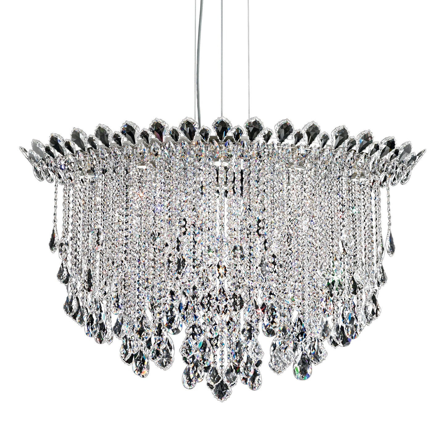 Schonbek Tr4812N-401H 8 Light Crystal Pendant, Polished Stainless SteelBy Schonbek