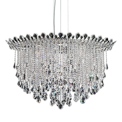 Schonbek Tr4812N-401H 8 Light Crystal Pendant, Polished Stainless SteelBy Schonbek