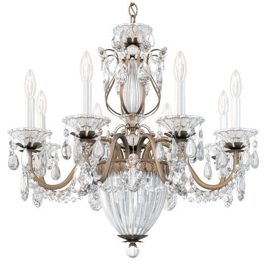 Schonbek 1238N-23H 11 Light Crystal Chandelier, Etruscan GoldBy Schonbek