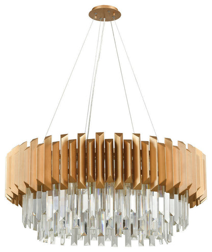 Seneca Falls 8 Chandelier Matte GoldBy ELK Group International