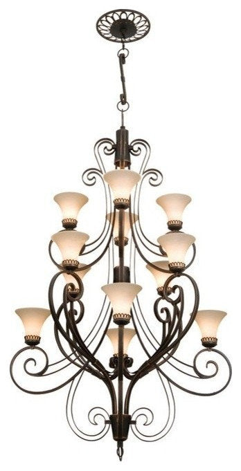 Mirabelle (4+4+4) Light 3 Tier FoyerBy KALCO LIGHTING