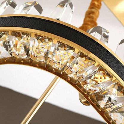Villa Crystal Modern Chandelier, 32"By Morsale.com