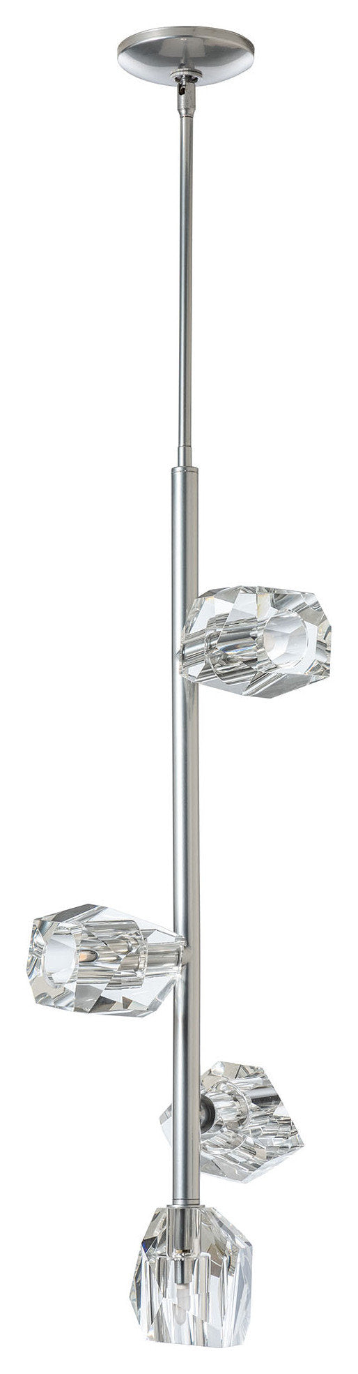 Gatsby Vertical Pendant, Sterling FinishBy Hubbardton Forge