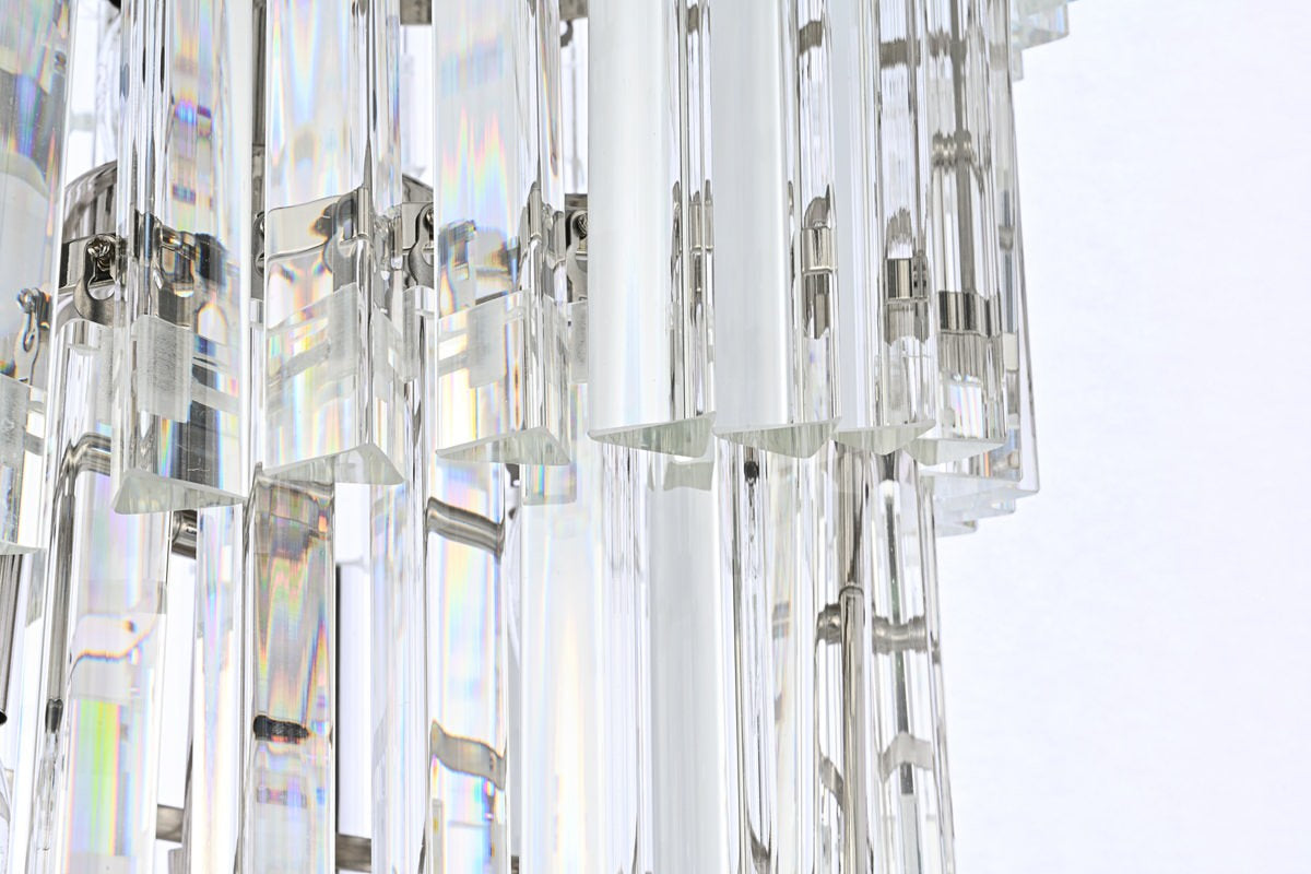 Elegant Lighting 30" Spiral Crystal ChandelierBy Elegant Furniture & Lighting