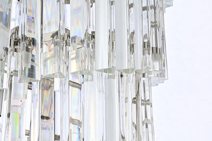 Elegant Lighting 30" Spiral Crystal ChandelierBy Elegant Furniture & Lighting