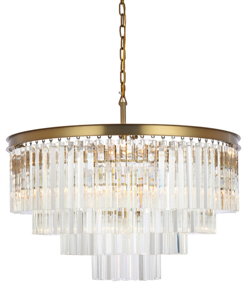 Elegant Lighting Sydney 32" Round Crystal ChandelierBy Elegant Furniture & Lighting
