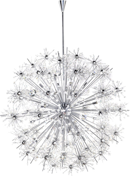 Starfire Single Tier Chandelier - Polished Chrome, 40By Maxim Lighting International