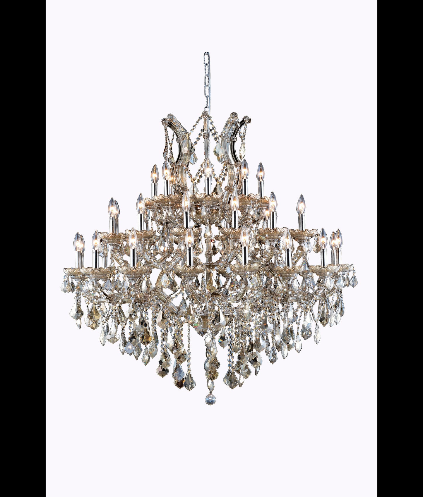 2800 Maria Theresa Collection Large Hanging Fixture, Royal Cut, Royal CutBy Elegant Furniture & Lighting