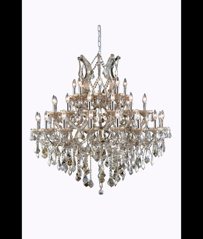 2800 Maria Theresa Collection Large Hanging Fixture, Royal Cut, Royal CutBy Elegant Furniture & Lighting