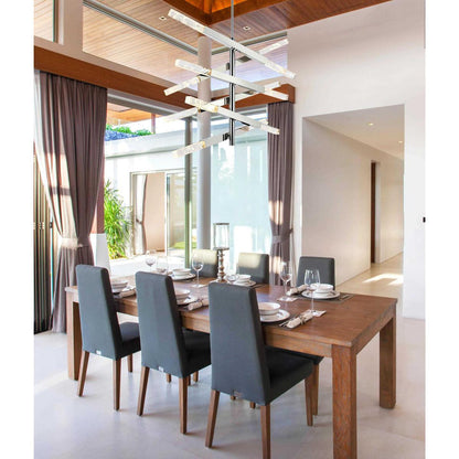 Ari 12 Light Pendant, ChromeBy Elegant Furniture & Lighting