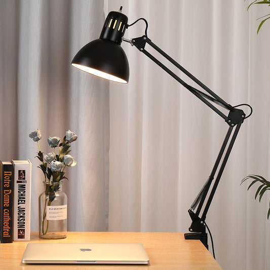 Cantilever LED Desk Lamp �C Eye Protection, Metal Iron Table Lamp with Extra Long Arm