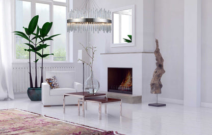 Elegant Lighting 3000D32 Dallas 18 Light 32"W Crystal Drum - ChromeBy Elegant Furniture & Lighting