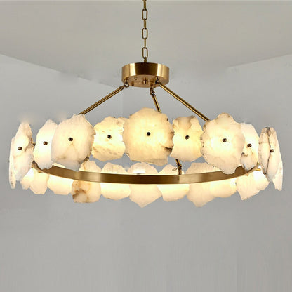 32" Natural Marble Living Room ChandelierBy MORSALE