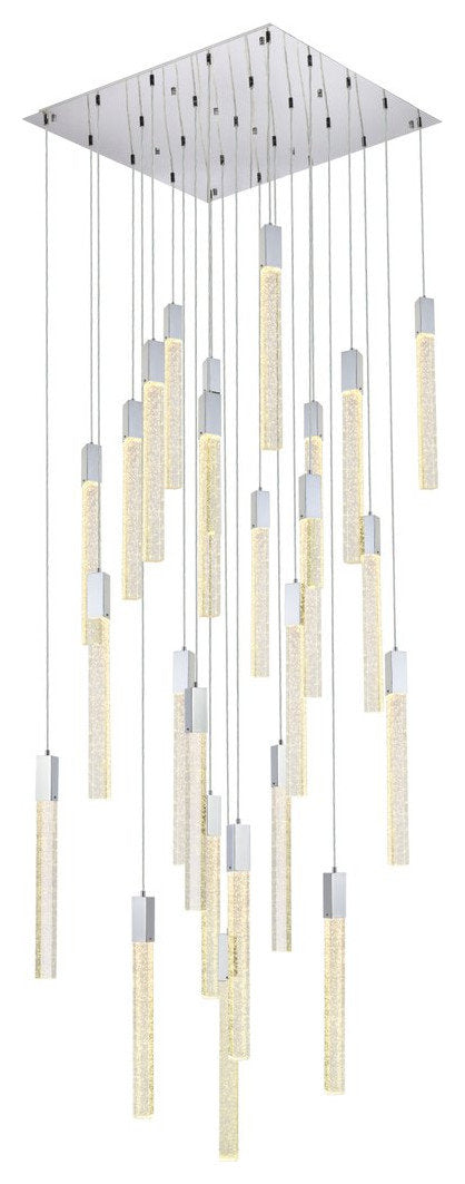 Elegant Lighting 2066G36C Weston 25 lights pendant in chromeBy Elegant Furniture & Lighting