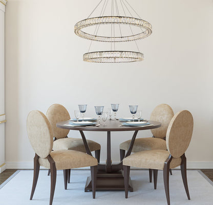 Modern Black 2-Light PendantBy Elegant Furniture & Lighting
