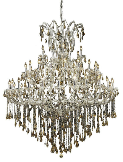 2801 Maria Theresa Collection Large Hanging Fixture, Clear, Royal CutBy Elegant Furniture & Lighting