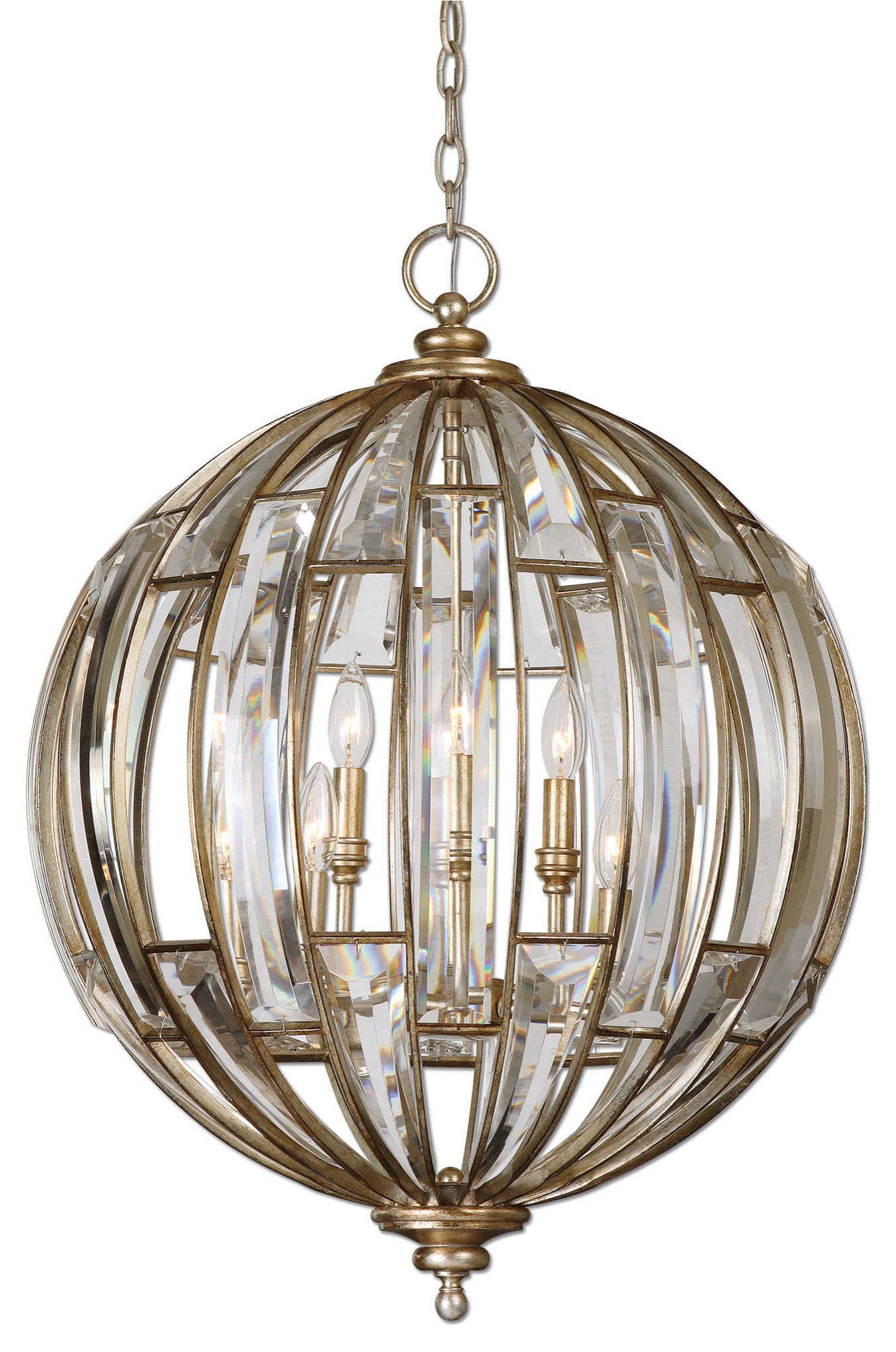 Uttermost 22031 Vicentina 6 Light Sphere PendantBy Uttermost