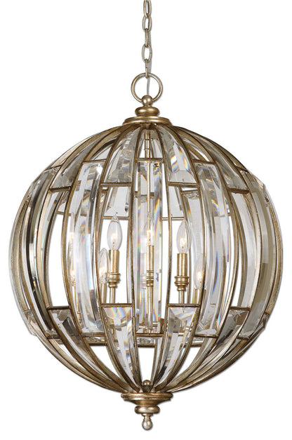 Uttermost 22031 Vicentina 6 Light Sphere PendantBy Uttermost