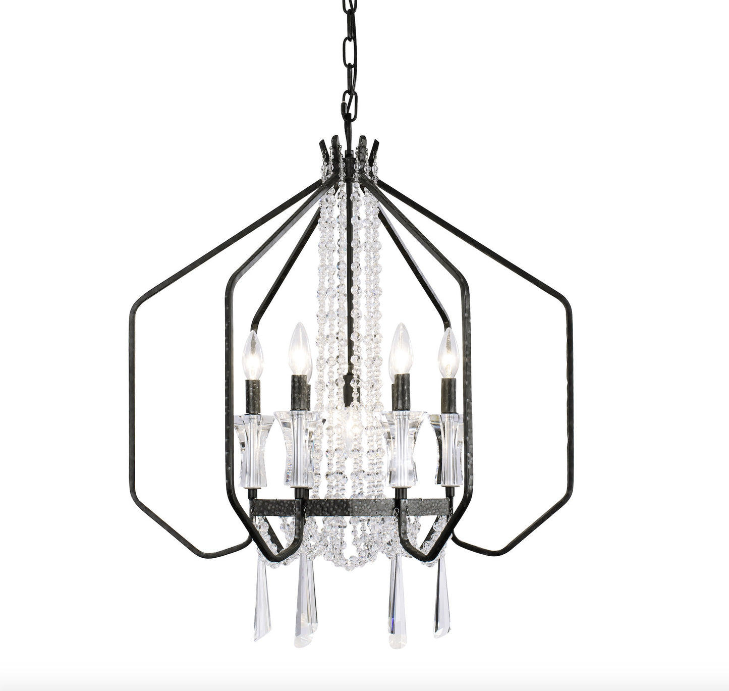 Barcelona 7-Lt Crystal Pendant - OnyxBy Varaluz