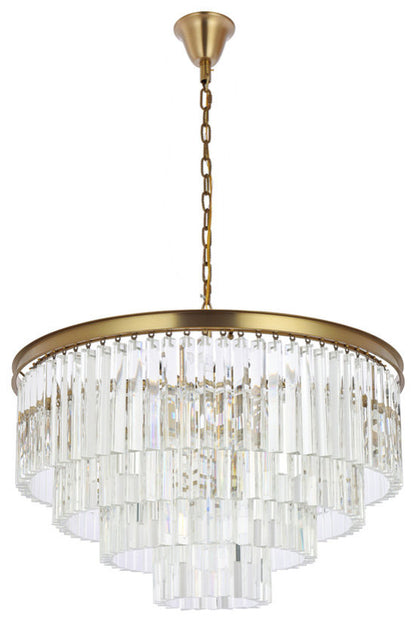 Elegant Lighting Sydney 32" Round Crystal ChandelierBy Elegant Furniture & Lighting