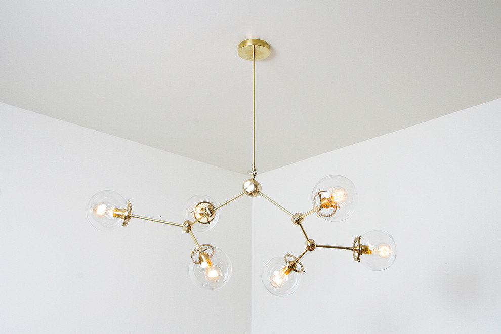 Elemental No. 6 Pendant Light, BrassBy studio:PGRB
