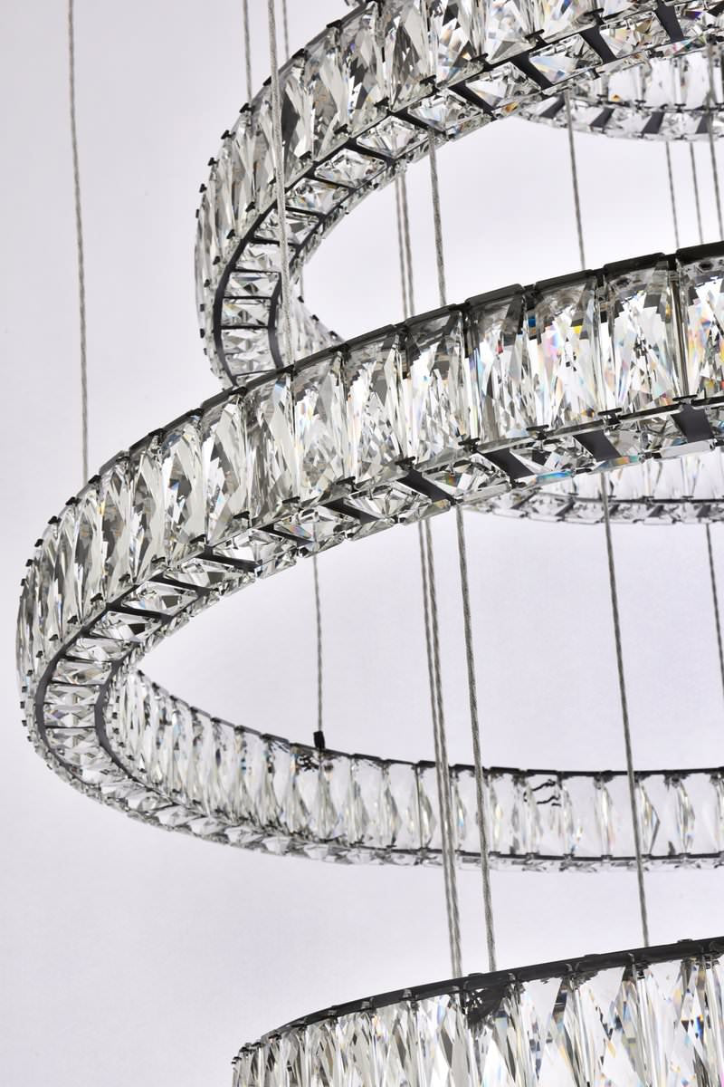 Modern Black 7-Light ChandelierBy Home Living