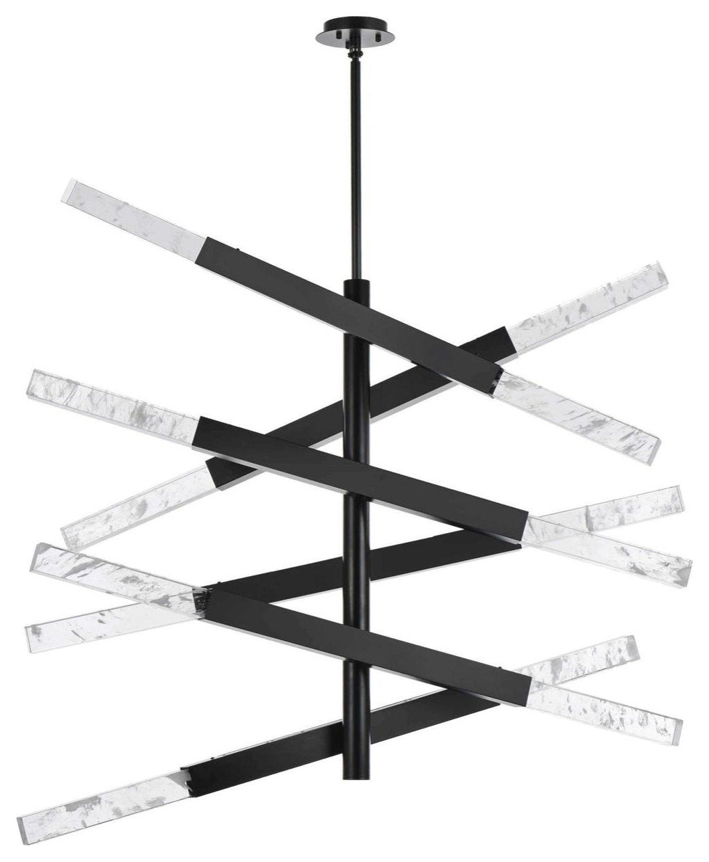 Ari 12 Light Pendant, BlackBy Elegant Furniture & Lighting