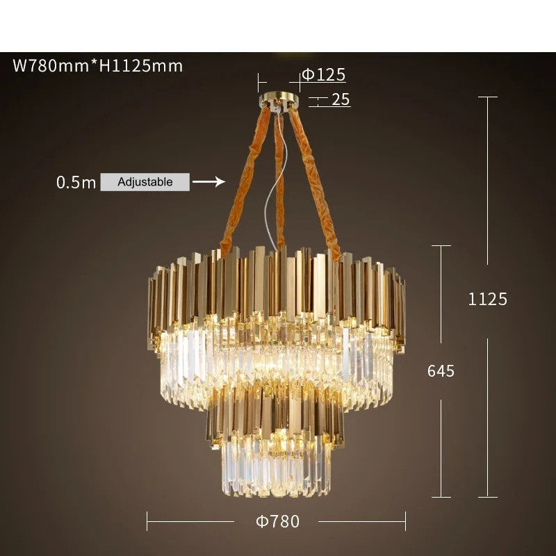 Gio Contemporary ChandelierBy Morsale.com