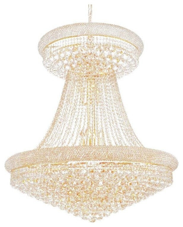 1800 Primo Collection Large Hanging Fixture, Royal CutBy Elegant Furniture & Lighting