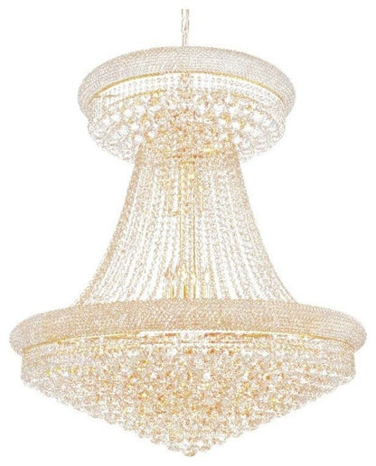 1800 Primo Collection Large Hanging Fixture, Royal CutBy Elegant Furniture & Lighting