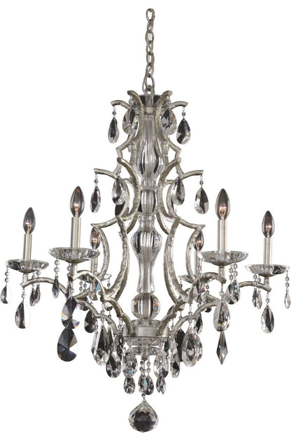 Shorecrest Chandelier, Sliver Dollar, 6By KALCO LIGHTING