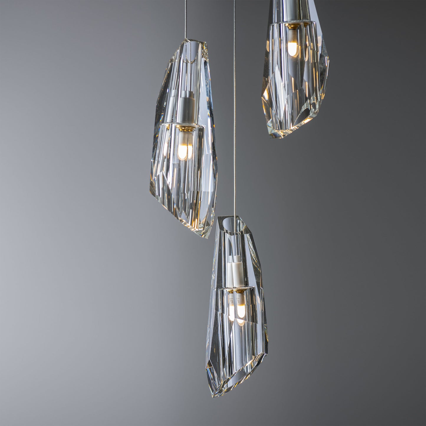 Luma 5-Light Pendant - White - Crystal - StandardBy Hubbardton Forge