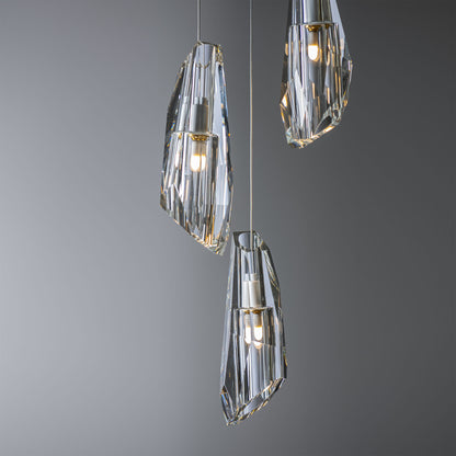 Luma 5-Light Pendant - White - Crystal - StandardBy Hubbardton Forge