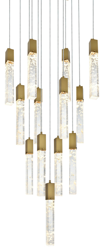 Home Living 26" Pendant, Satin GoldBy Home Living