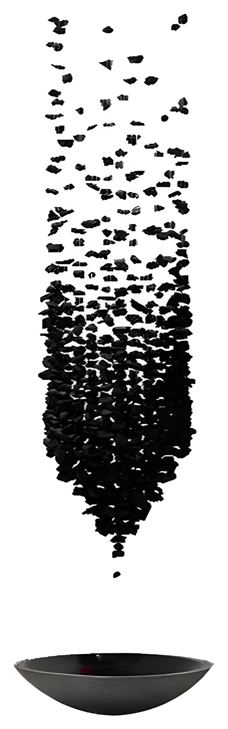 Le Port | Floating Luxury Crystal Chandelier With Decorative Stones, Black, Dia31.4xh98.4", Cool LightBy Miron Demid LLC