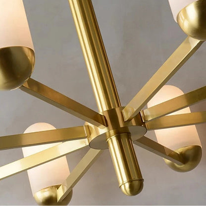 8-Light Natural Marble Modern ChandelierBy MORSALE