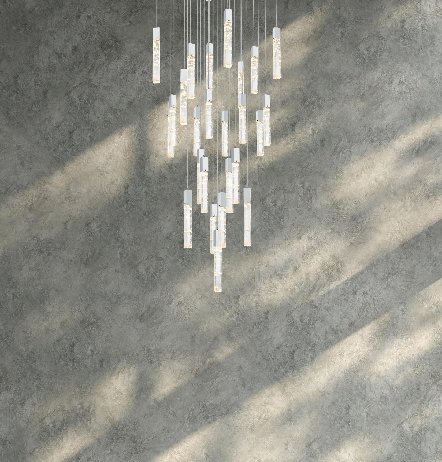 Home Living 36" Chandelier, ChromeBy Home Living