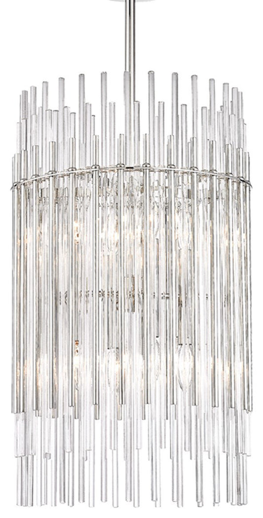 Hudson Valley Wallis 8-LT Pendant 6315-PN - Polished NickelBy Hudson Valley Lighting