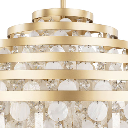 Varaluz 377C16 Kalani 16 Light 41"W Waterfall Chandelier - French GoldBy Varaluz