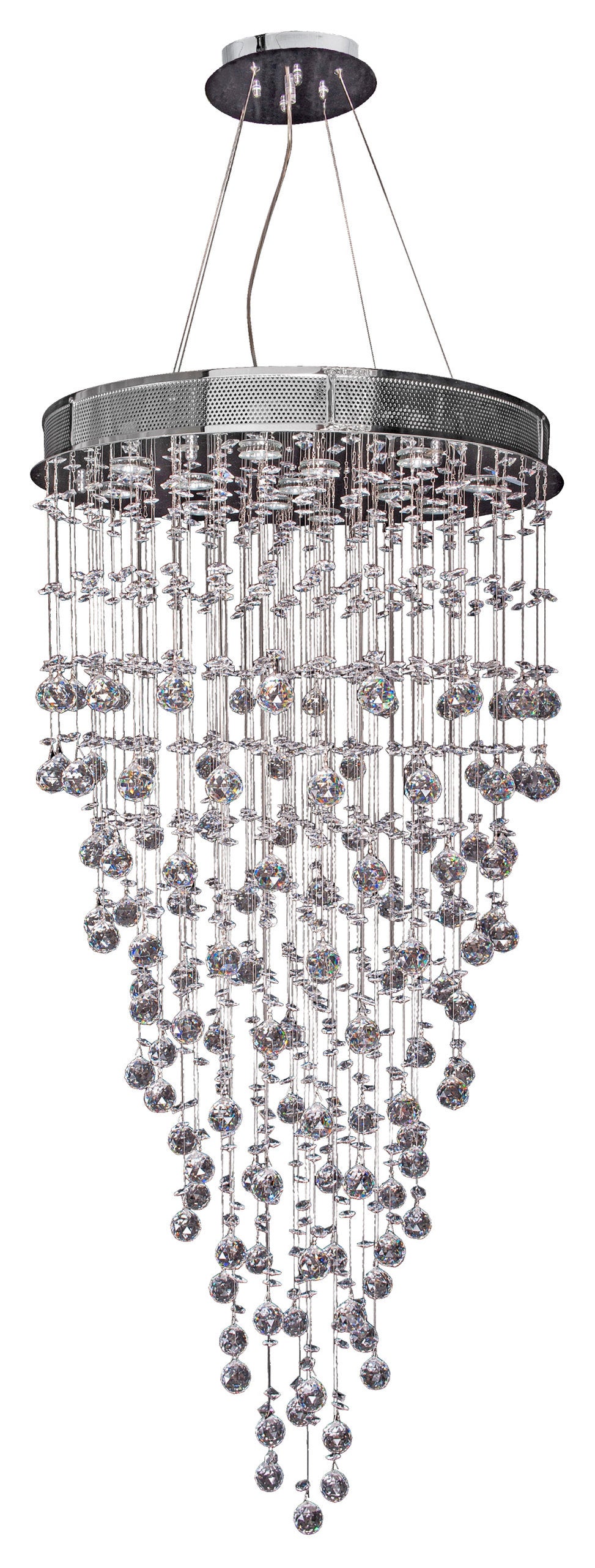 Artistry Lighting Galaxy Drop Crystal Chandelier, 28x60By Artistry Lighting