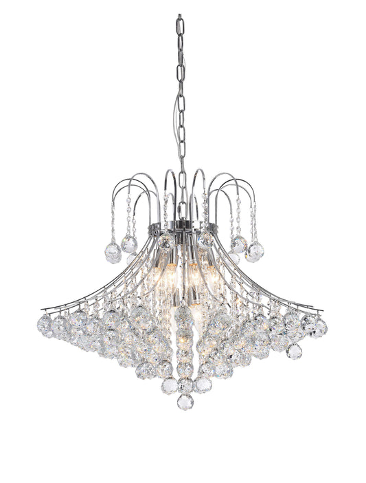 BETHEL INTERNATIONAL BET55CH 11-Light Chandelier,ChromeBy Bethel Intl.