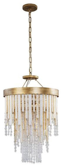 Lafayette 4-Light Chandelier in Coastal Style 29.25"Hx18"WBy Varaluz
