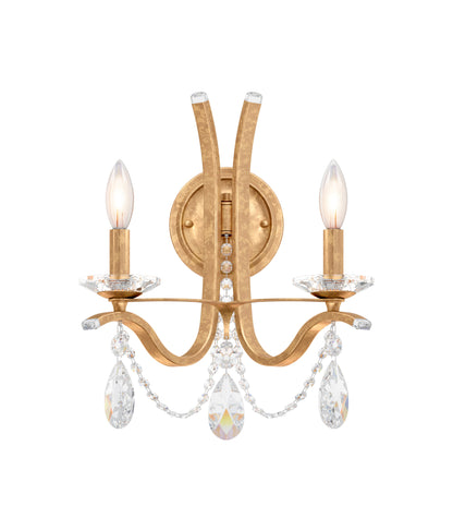 Schonbek Va8332N-26H 2 Light Crystal Sconce, French GoldBy Schonbek