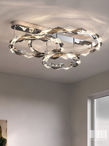 Acquedolci | Luxury Crystal Circular Ceiling Chandelier, 58wBy Miron Demid LLC