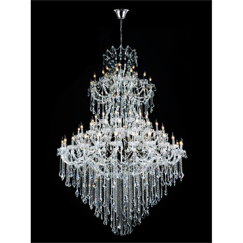 CWI Lighting Maria Theresa 84 Light Up Traditional Metal Chandelier in ChromeBy CWI Lighting