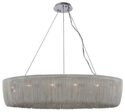 Cadena Chain Tassel Chandelier Light, 39", 100cmBy Morsale.com