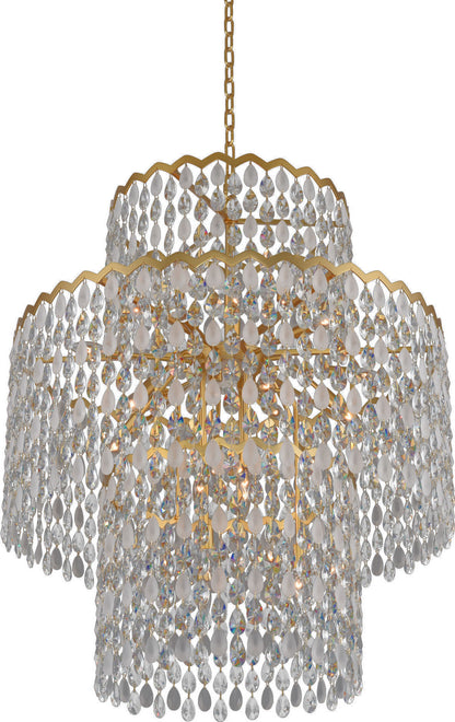 Caretta Pendant, Antique Brass, 35"By KALCO LIGHTING