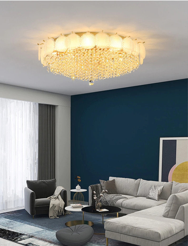 Agliana | Luxury Creative Crystal Chandelier, Dia31.5"By Miron Demid LLC