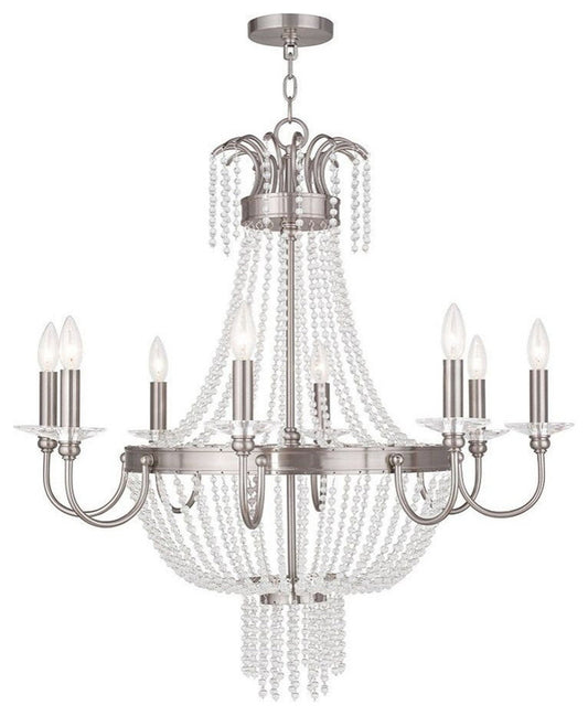 Livex Lighting 51848-91 Valentina - Eight Light ChandelierBy Livex Lighting Inc.